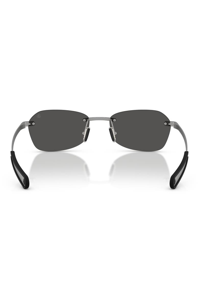 Orris 55mm Irregular Sunglasses, Alternate, color, MATTE FROZEN / SOLID GREY