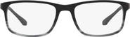 Emporio Armani 53mm Rectangular Optical Glasses