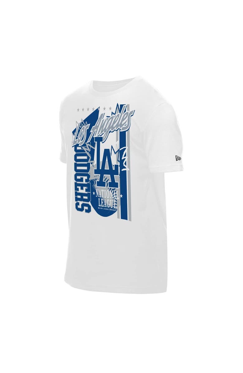 New Era Men's New Era White Los Angeles Dodgers Big Graphic Domestic T-Shirt, Alternate, color, White