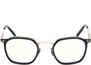 TOM FORD 50mm Round Blue Light Blocking Glasses