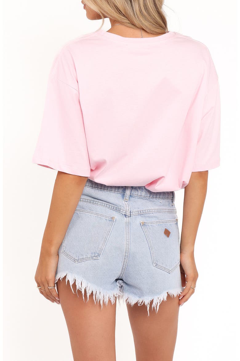 Alanna Cowgirl Club Cotton Oversize Graphic T-Shirt, Alternate, color, PINK