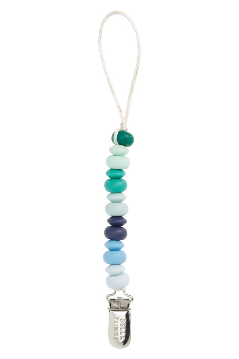 Silicone Bead Pacifier Clip, Main, color, MULTI