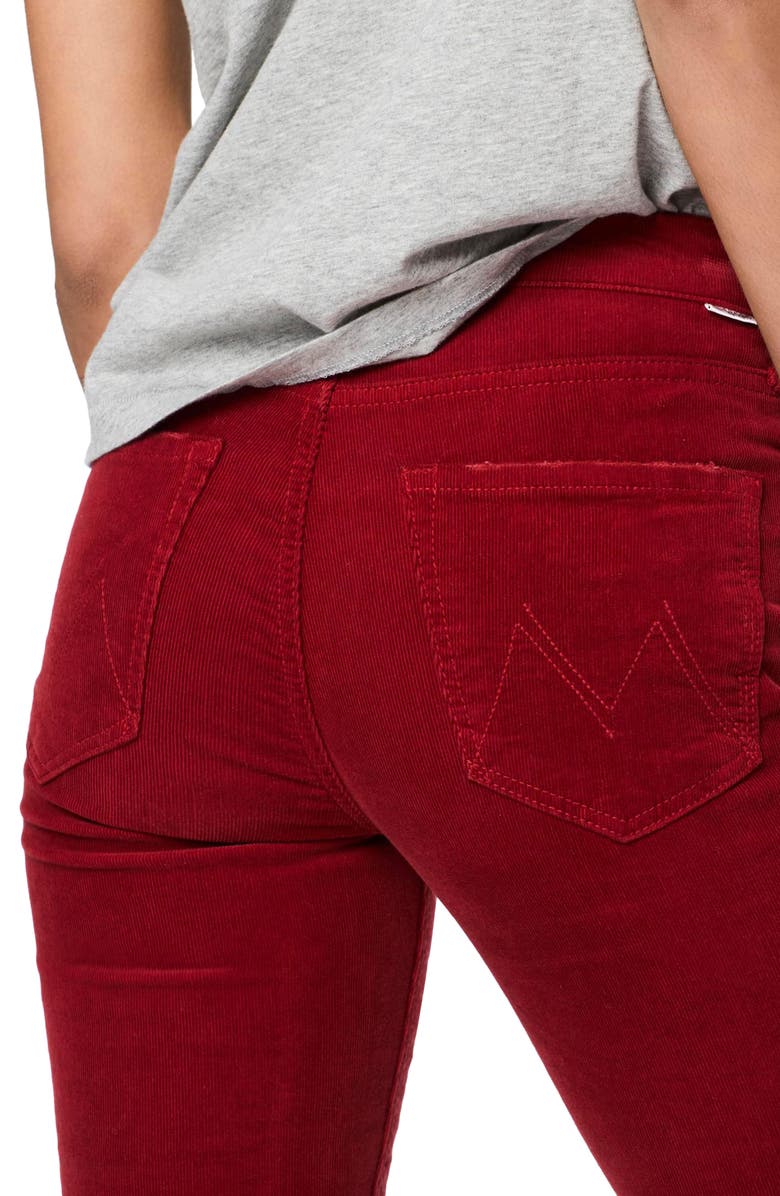 MOTHER The Dazzler High Waist Ankle Straight Leg Jeans, Alternate, color,