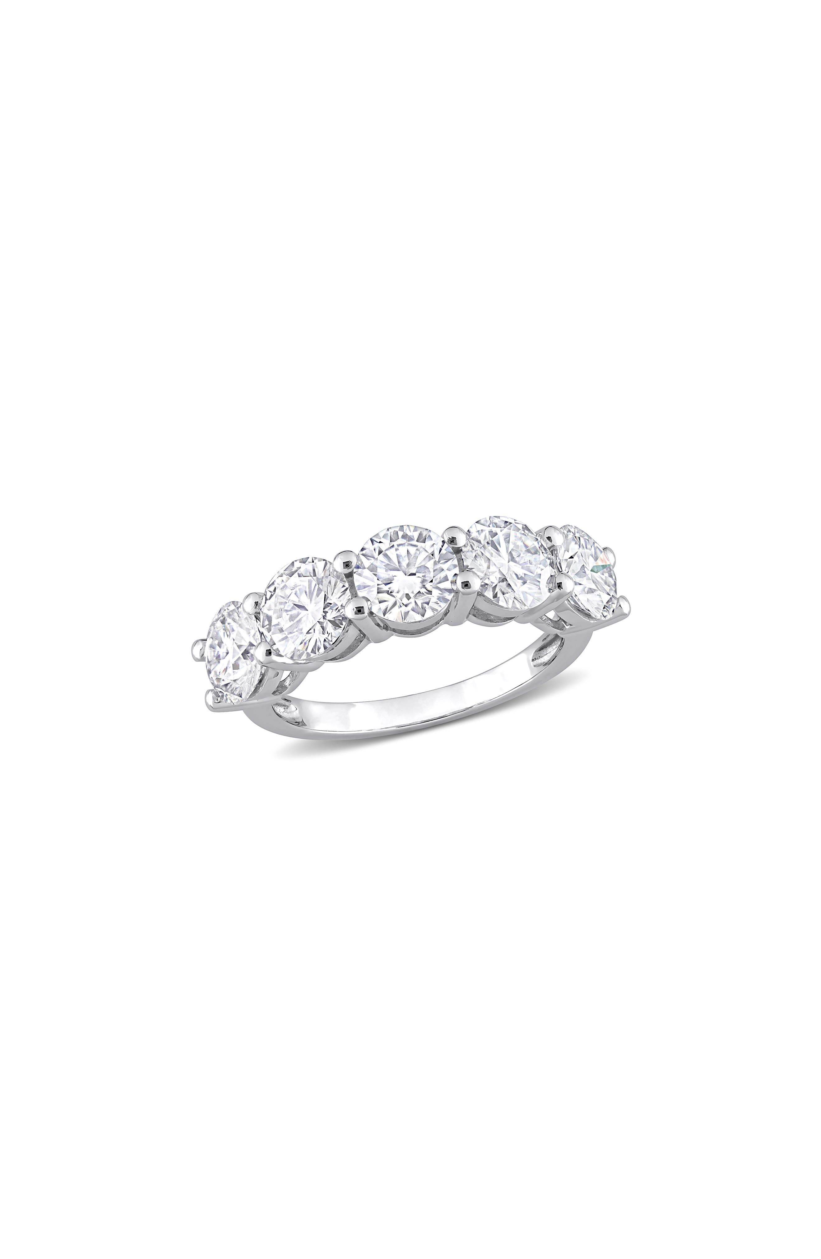 DELMAR Lab-Created Moissanite Ring