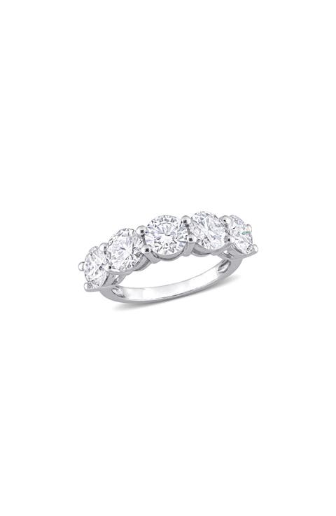 Lab-Created Moissanite Ring