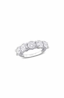DELMAR Lab-Created Moissanite Ring
