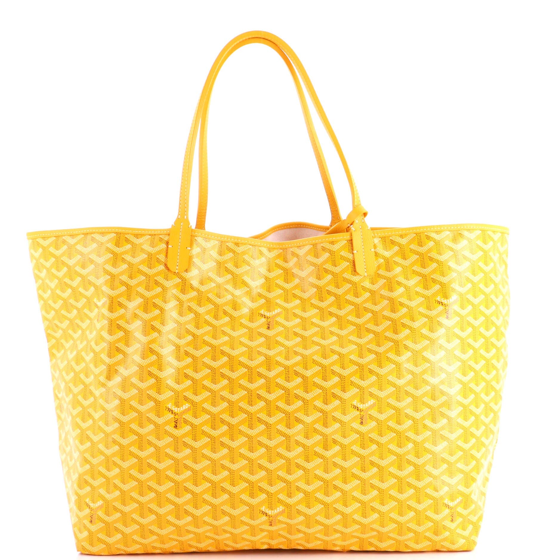 Pre-Owned Goyard Saint Louis Tote Coated Canvas GM, Main, color, Orange