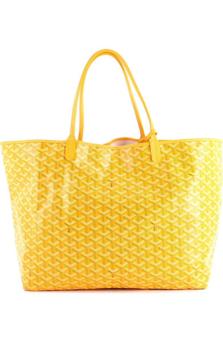 Pre-Owned Goyard Saint Louis Tote Coated Canvas GM, Main, color, Orange