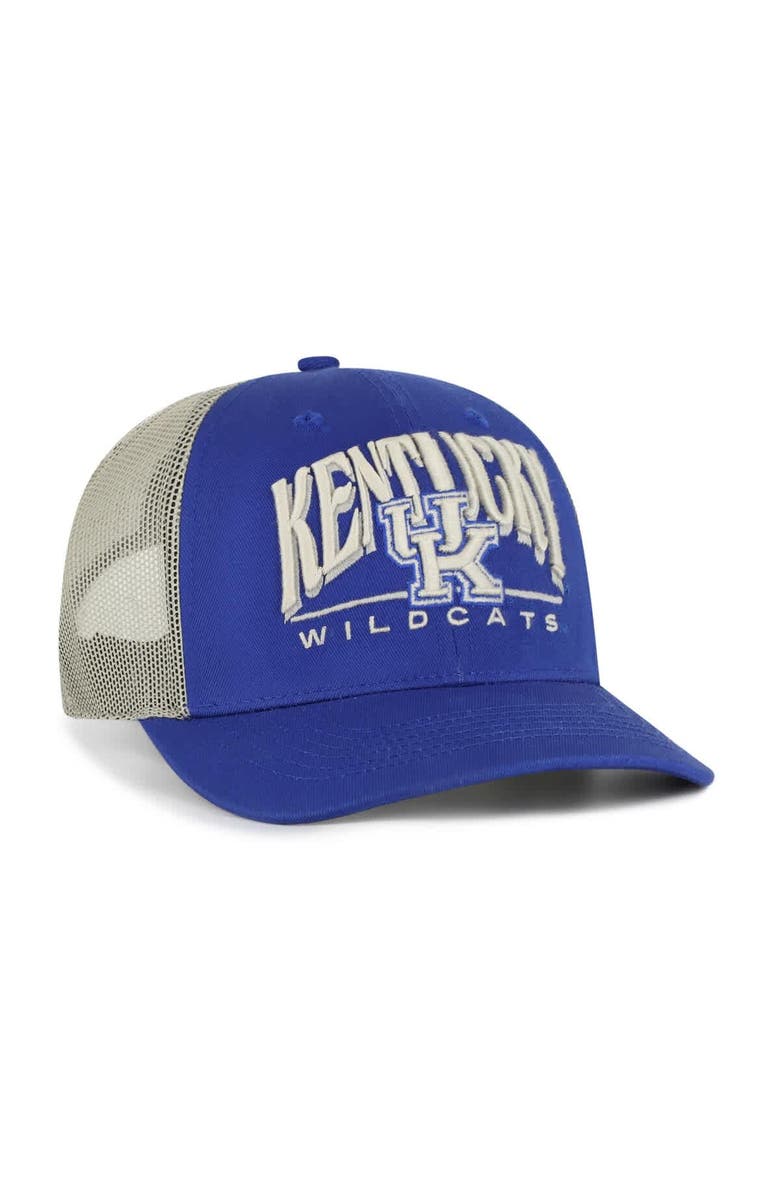 '47 Men's '47 Royal Kentucky Wildcats Arid Adjustable Trucker Hat, Alternate, color, Royal