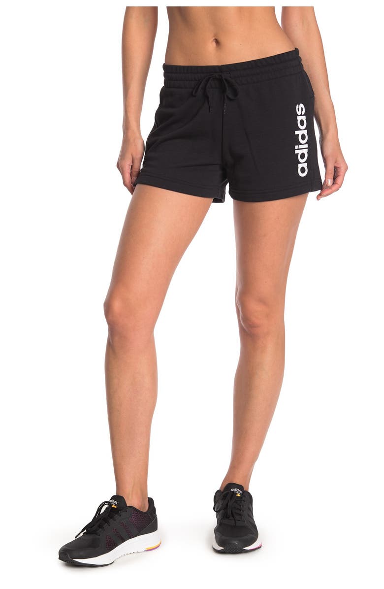 adidas Essentials Slim Logo Shorts, Main, color,