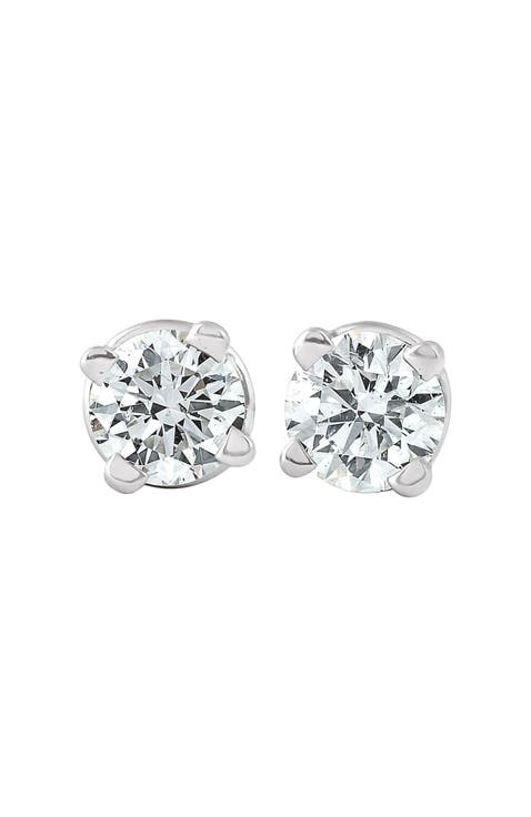 1/4 Ct TW Small Diamond Studs 14k Gold Lab Grown