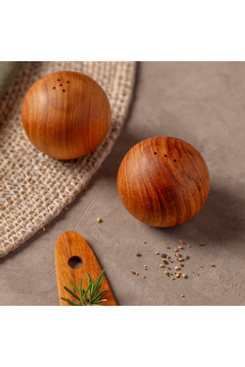 Teak Salt & Pepper Shaker Set, Alternate, color, Teak