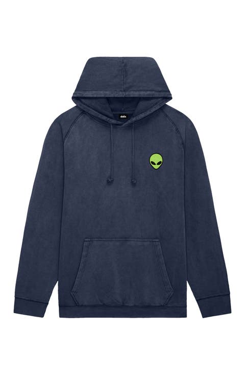 Alien Midweight Mineral Washed Hoodie