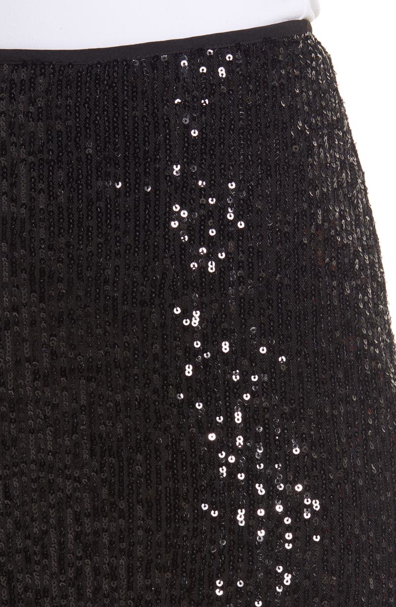 Halogen<sup>®</sup> Sequin Side Slit Skirt, Alternate, color, 