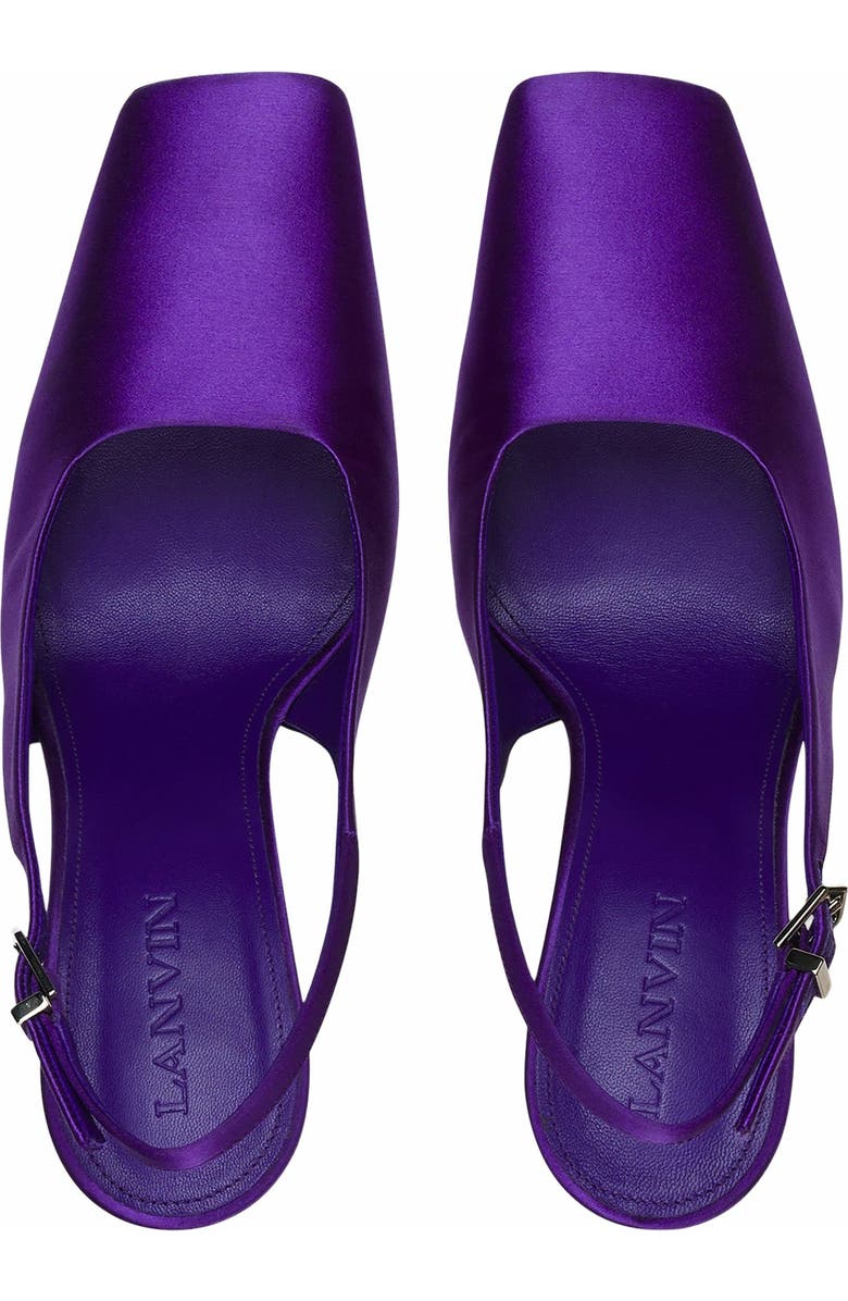 Lanvin Mesure Satin Pumps, Alternate, color,