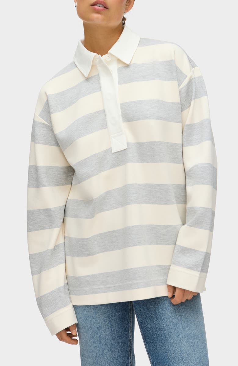 ALIGNE Joni Stripe Rugby Shirt, Main, color, Stripe
