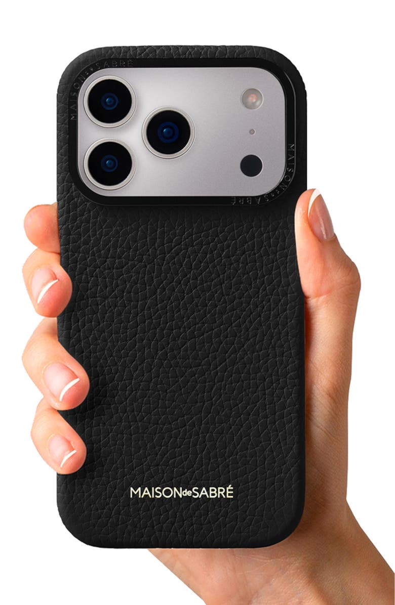 MAISON de SABRÉ Leather Phone Case, Alternate, color, 