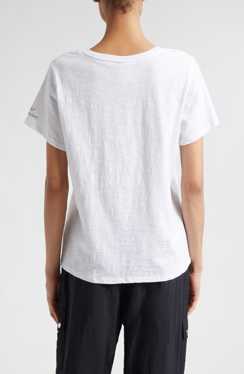 Cinq à Sept Amour Rhinestone Embellished Cotton Graphic T-Shirt, Alternate, color, 