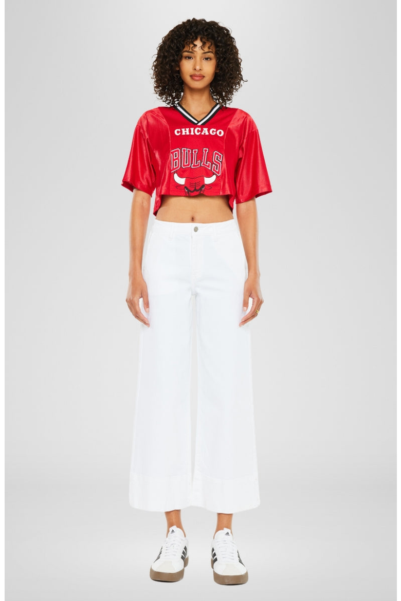 Stacy High Rise Wide Leg Jeans, Main, color, White