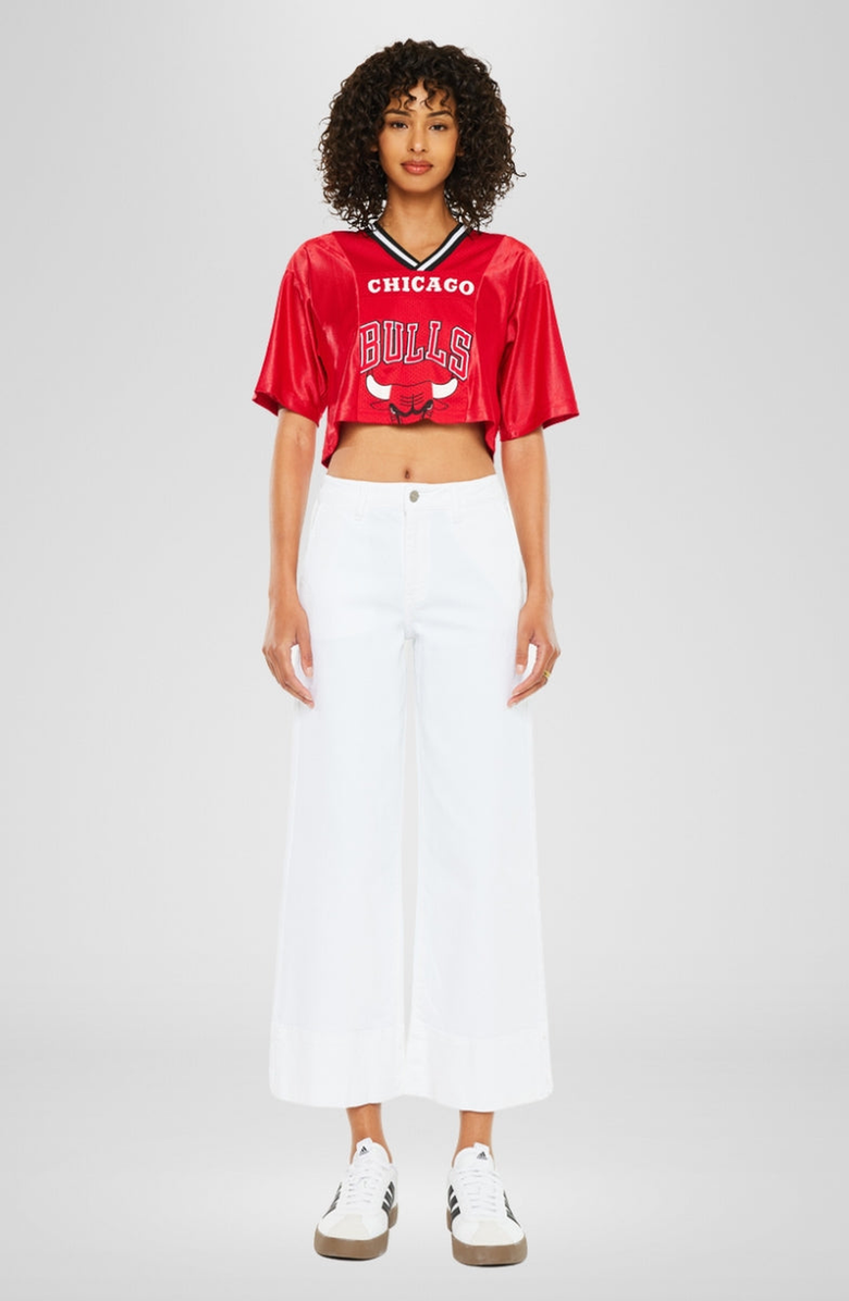 KanCan Stacy High Rise Wide Leg Jeans, Main, color, White