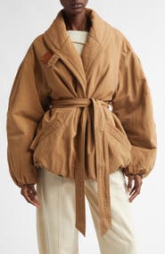 Isabel Marant Volinda Shawl Collar Puffer Jacket