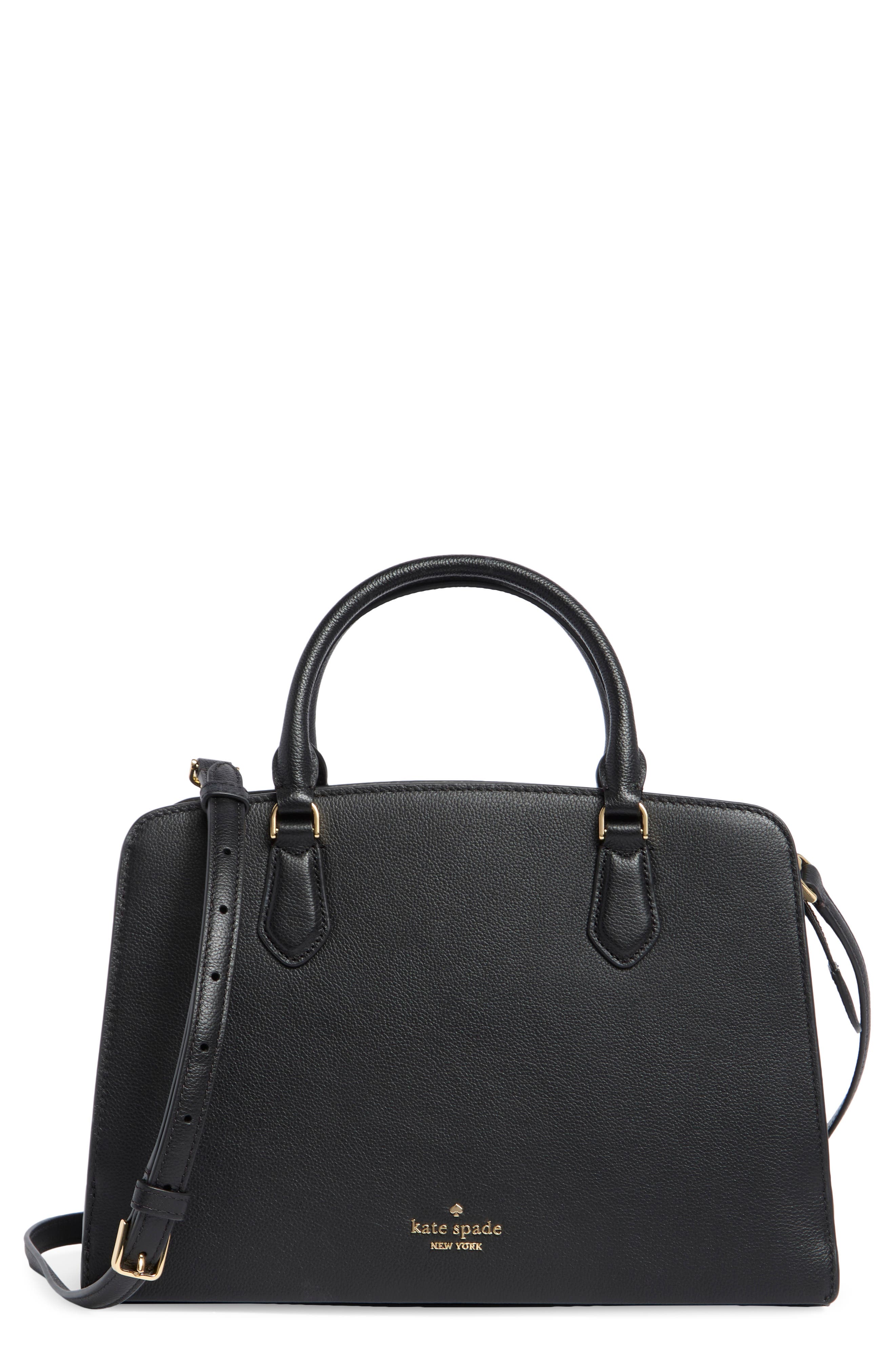 Kate Spade New York addie pebbled leather satchel bag