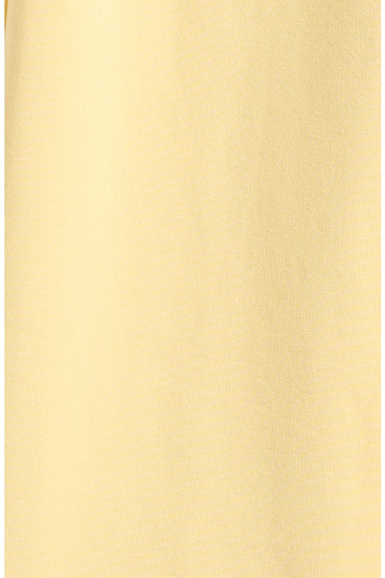 Kids' Wide Leg French Terry Pants, Alternate, color, LEMON DROP