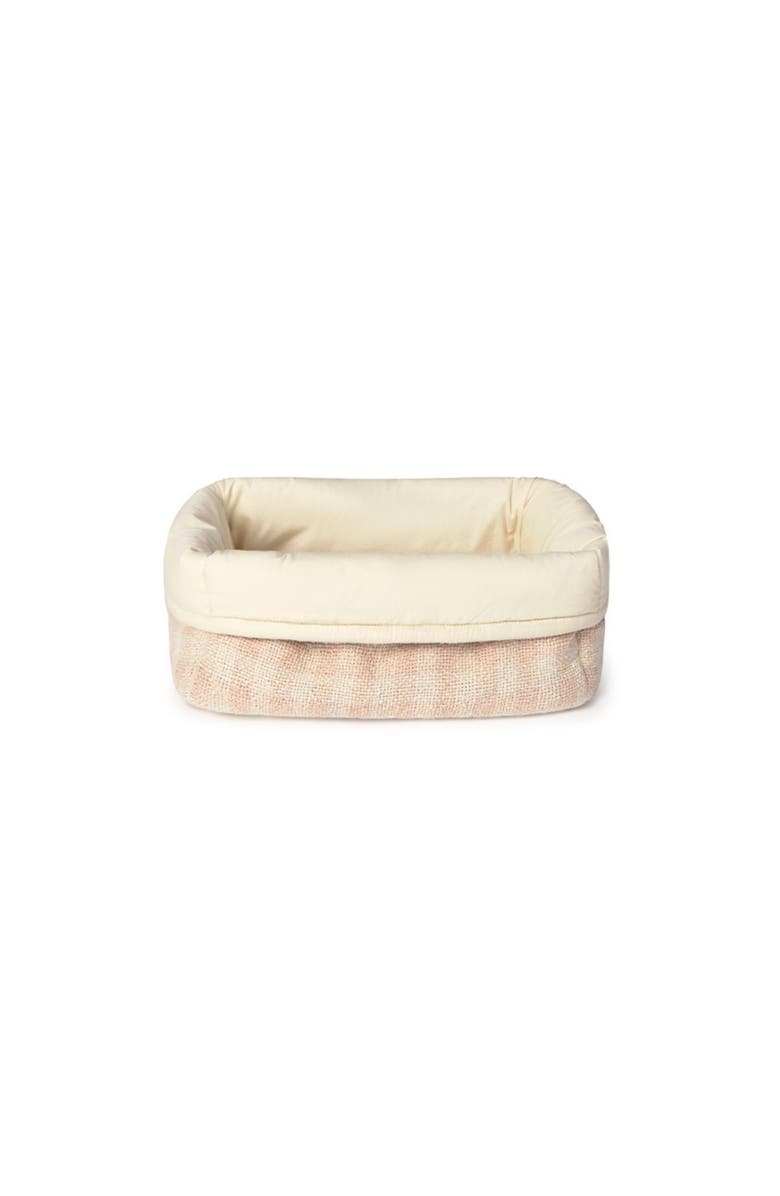Lorena Canals Quilted Basket, Main, color, Rose, Natural
