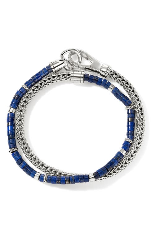 JOHN HARDY JOHN HARDY HEISHI CHAIN WRAP BRACELET