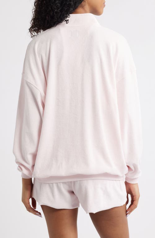 Boys Lie In Denial Logo Appliqué Henley Sweatshirt