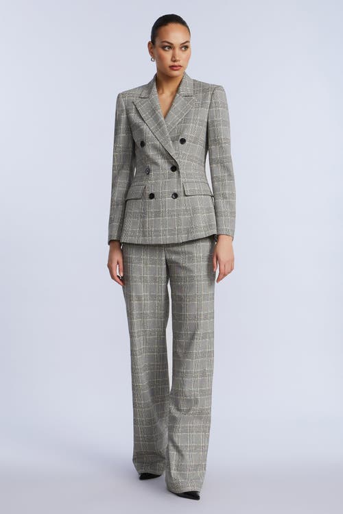 Bcbg Glen Plaid Blazer In Gray