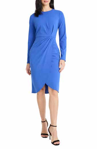 Maggy London Long Sleeve Tulip Dress