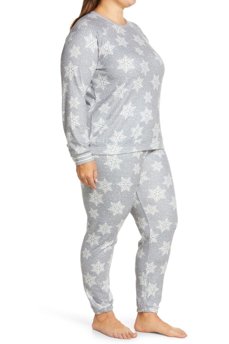 Peachy Jersey Pajamas, Alternate, color, SMOKE