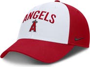 Nike Men's Nike White/Red Los Angeles Angels Club Performance Adjustable Hat