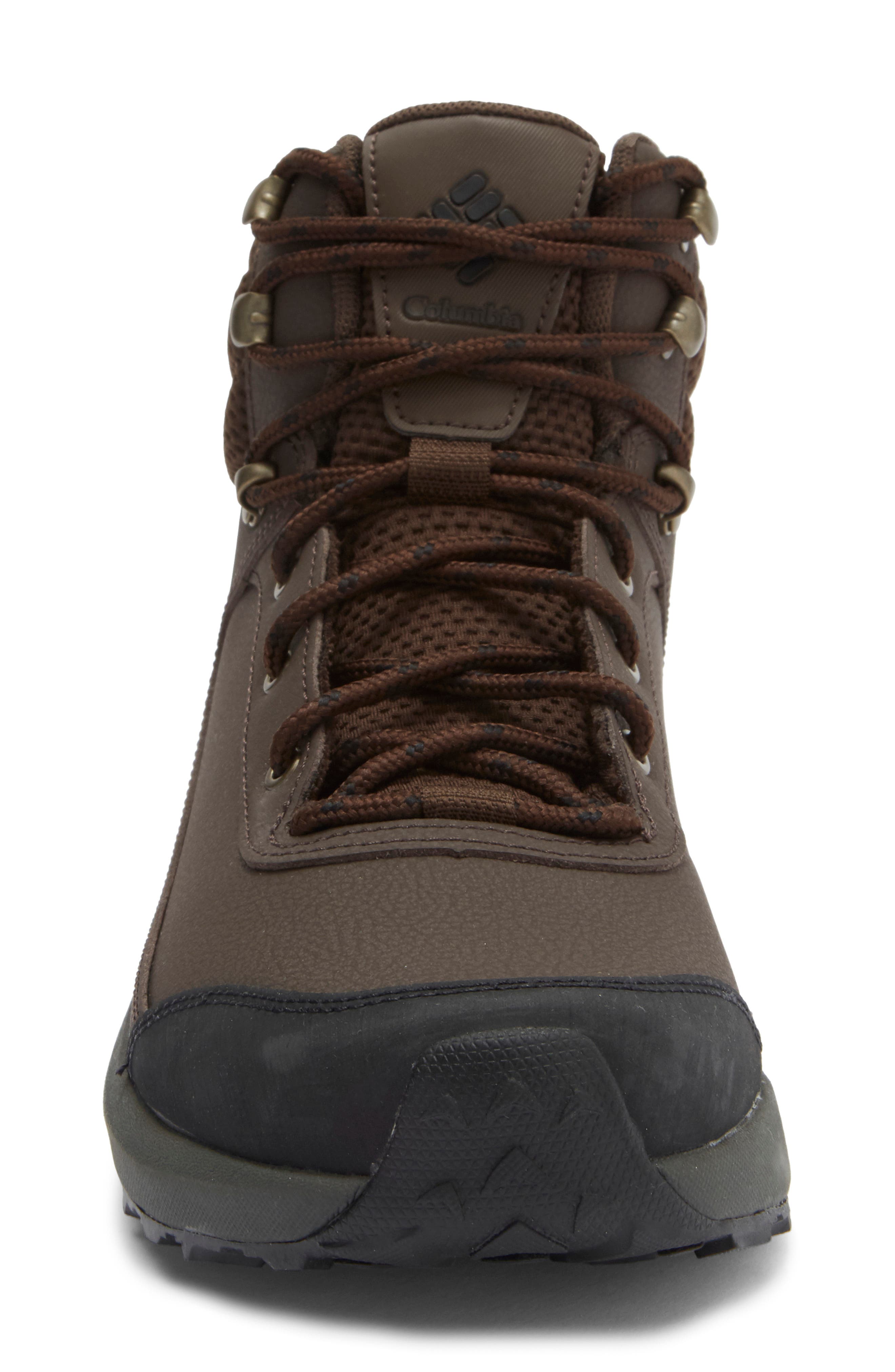 Columbia Trailstorm Peak Mid Hiking Boot, Alternate, color, Cordovan Black