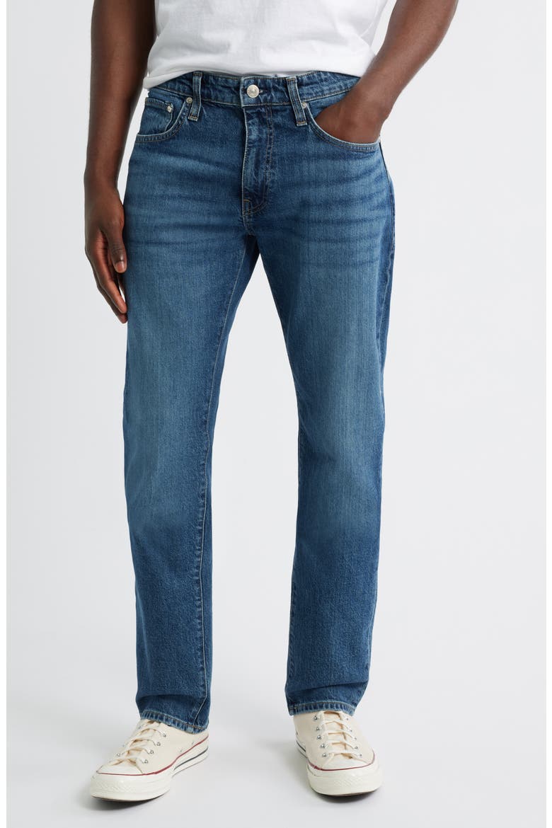 Marcus Slim Straight Leg Jeans, Main, color, MID CLASSIC BLUE