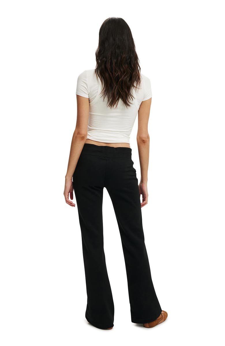 Cotton On Women's Low Rise Bootleg Sweatpant, Alternate, color, Black