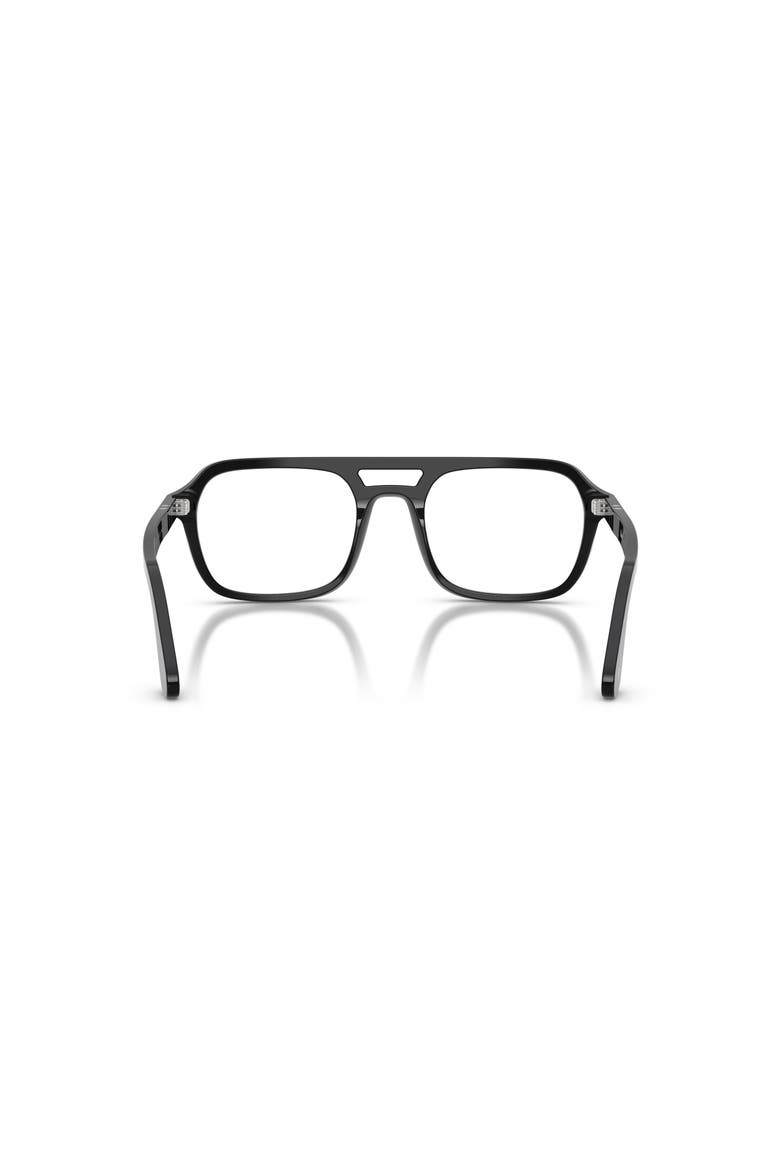 56mm Square optical glasses, Alternate, color, Black