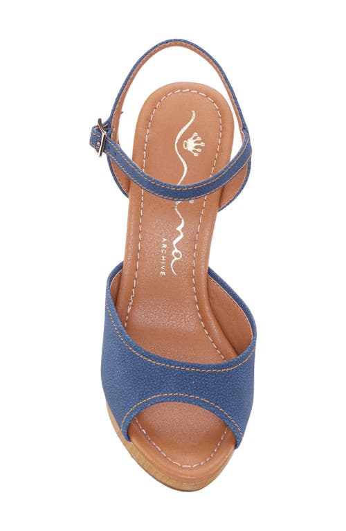 Nina Rock Sandal In Denim