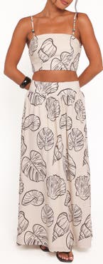 Petal & Pup Kristy Crop Top & Maxi Skirt Set
