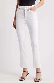 FRAME The Pencil Crop High Waist Ankle Slim Straight Leg Jeans