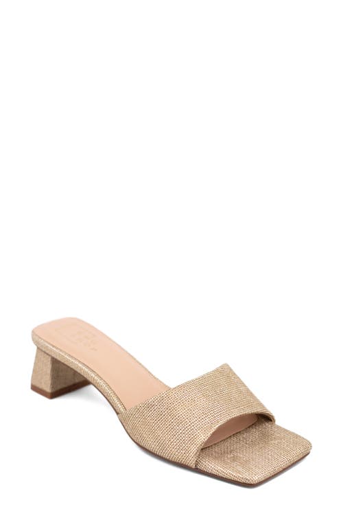 Shushop Forture Kitten Heel Slide Sandal