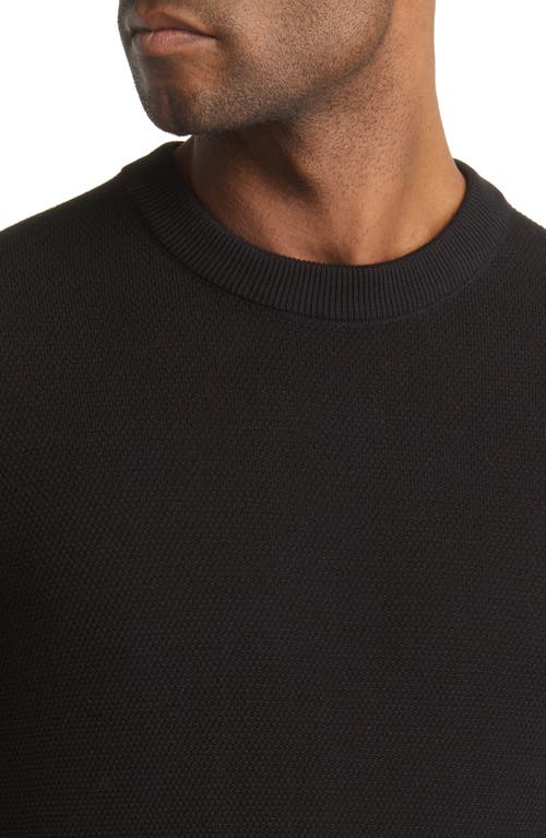 HUGO BOSS BOSS ECAIO SOLID CREWNECK SWEATER 