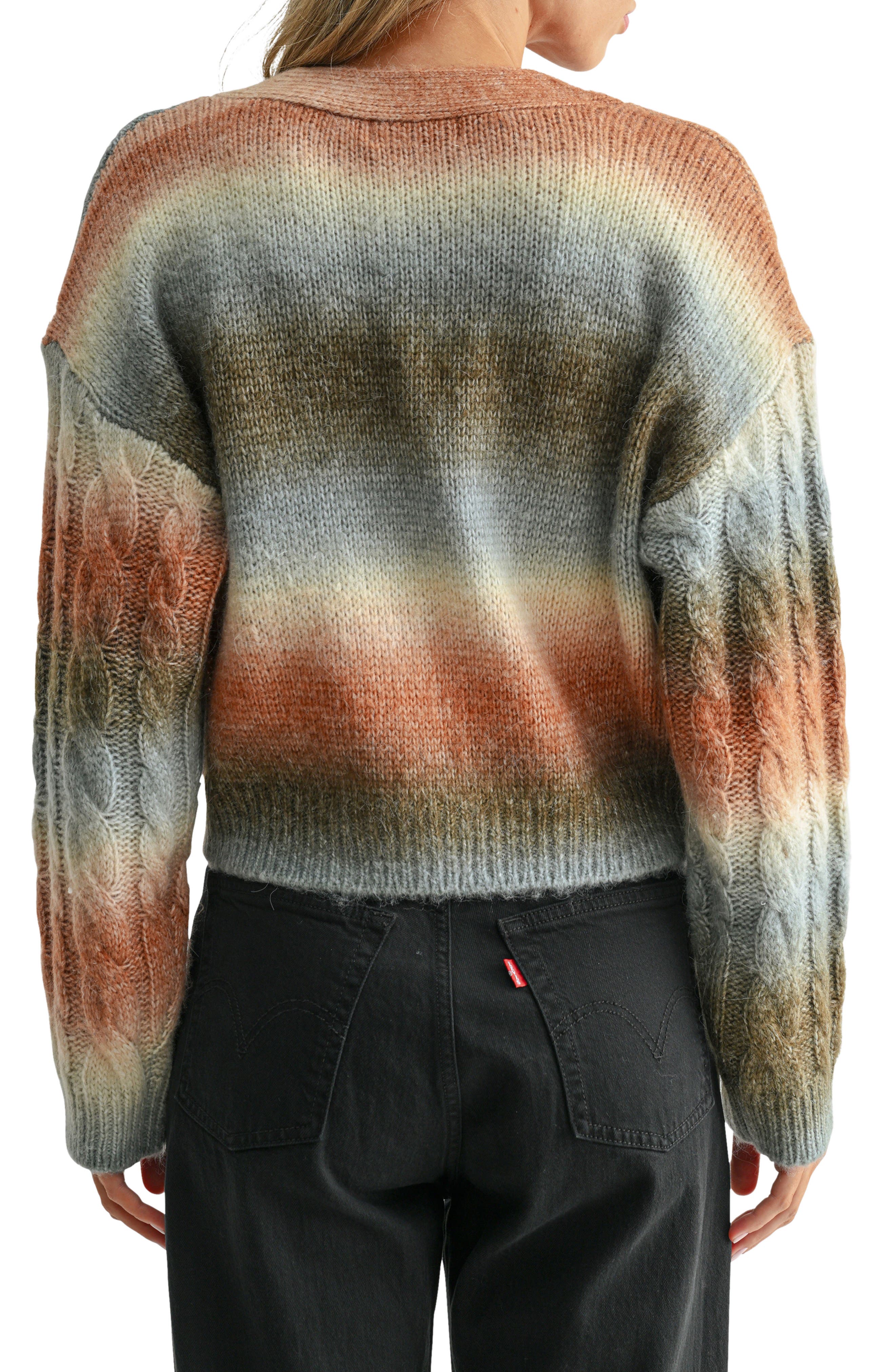 Ombré Cable Knit Cardigan (Women) | Nordstrom