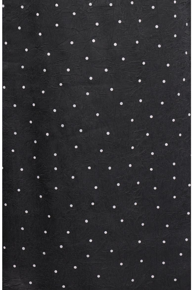 Gabrielle Polka Dot Halter Minidress, Alternate, color, BLACK POLKA DOT