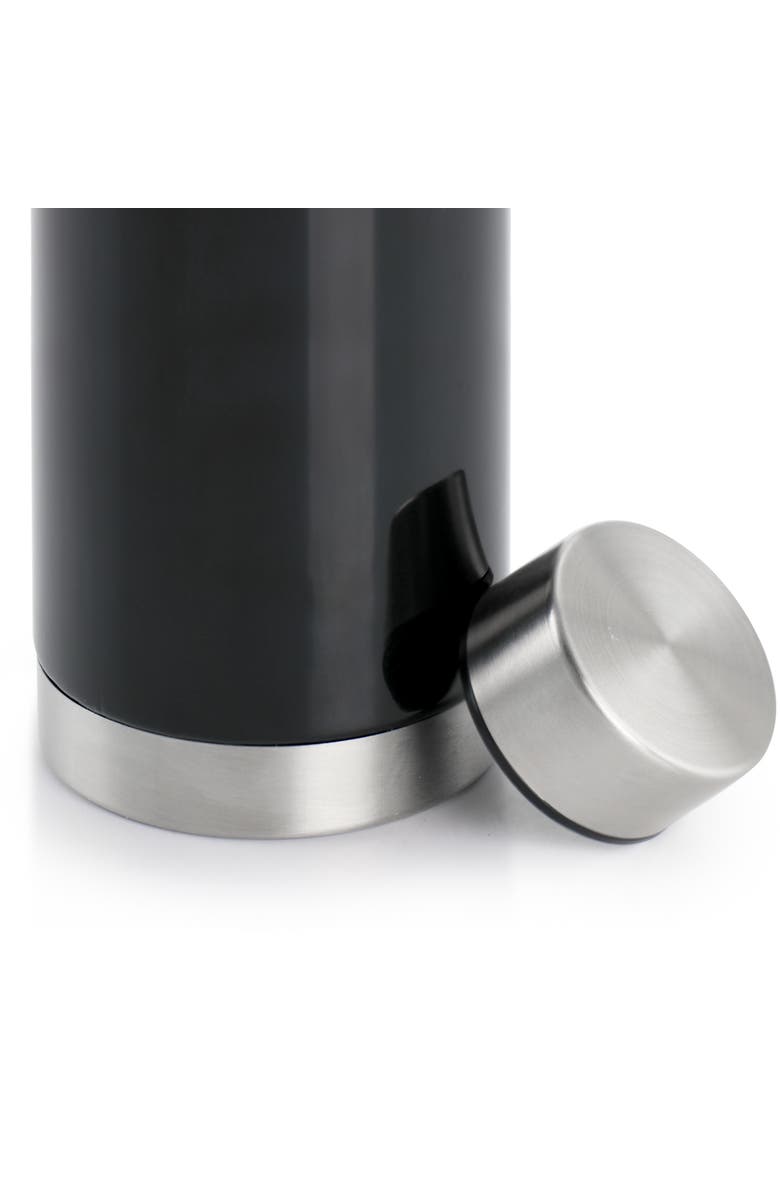 Gibson Home Dunneally 23 Ounce Plastic Water Bottle with Lid, Alternate, color, Black