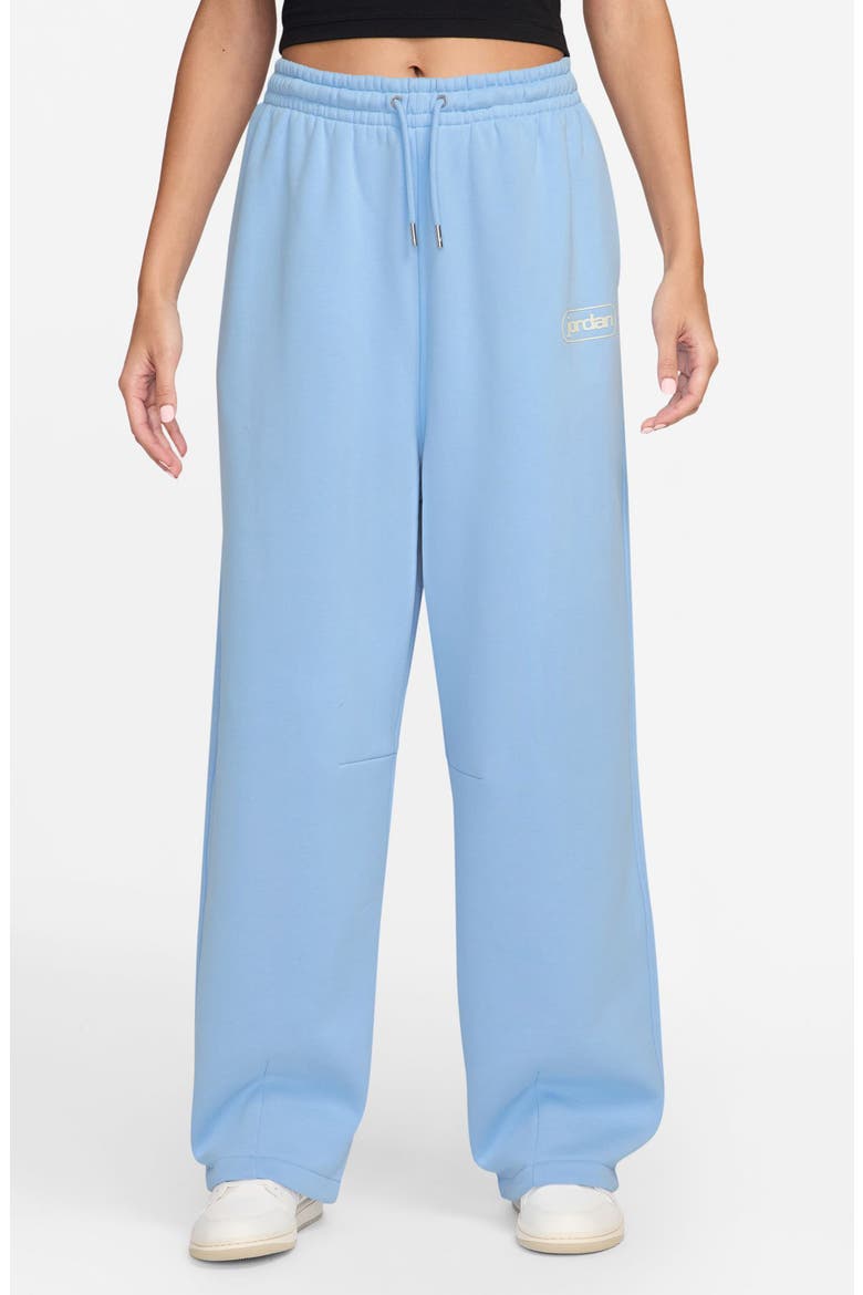 Sportswear Wide Leg Sweatpants, Main, color, PSYCHIC BLUE/ SAIL