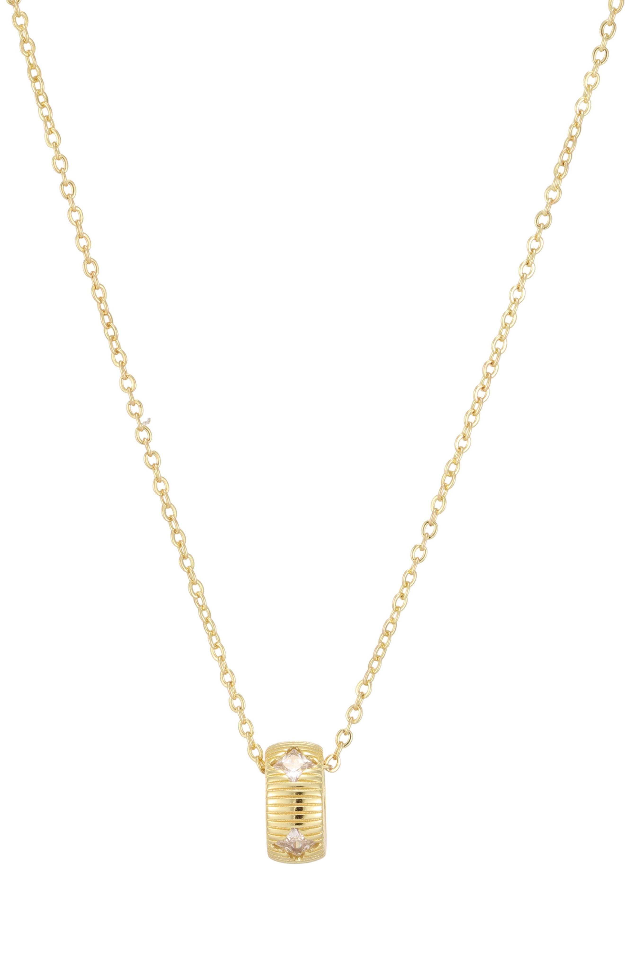 Crystal Star Slider Pendant Necklace