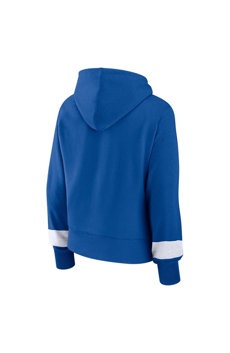 FANATICS Women's Fanatics  Royal Los Angeles Dodgers Over Under Pullover Hoodie, Alternate, color, Royal