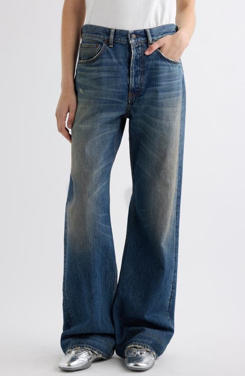 2009F High Waist Wide Leg Jeans